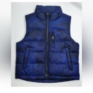 Boys Ralph Lauren, Reversible, Camo, Down Vest, Size 7.